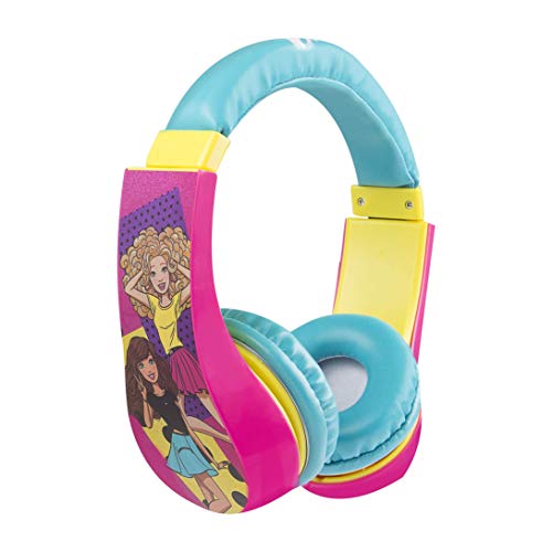 Sakar 30359-TRU Batman Kid Safe Over the Ear Headphone w/ Volume Limiter, Barbie Pink - style: Barbie