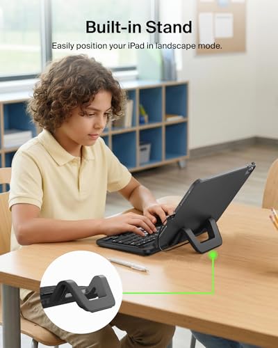 Belkin Wired Keyboard for iPad A16 / 10th Generation w/Stand & USB C Connector - Full-Size Keyboard, Plug‑and‑Play - Durable iPad Accessory for Schools, Offices, Travel - No Batteries Required - style: USB-C Connector w/ Stand