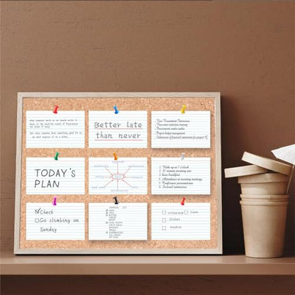 White Index Cards 5x7 Ruled, 50 Pcs File Note Cards, Lined Index Cards, Study Cards, Flashcards for Studying, Notecards for Studying, Note Taking and To Do List - size: 5 x 7-50PCS