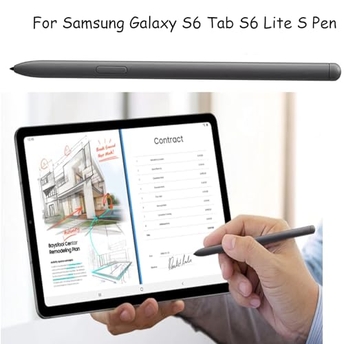 2 Pack Galaxy Tab S6 Lite S Pen Replacement for Samsung Galaxy Tab S6 Lite S Pen (EJ-PP610),Tab S6 Lite Stylus Pen Replacement(Grey) - color: Grey