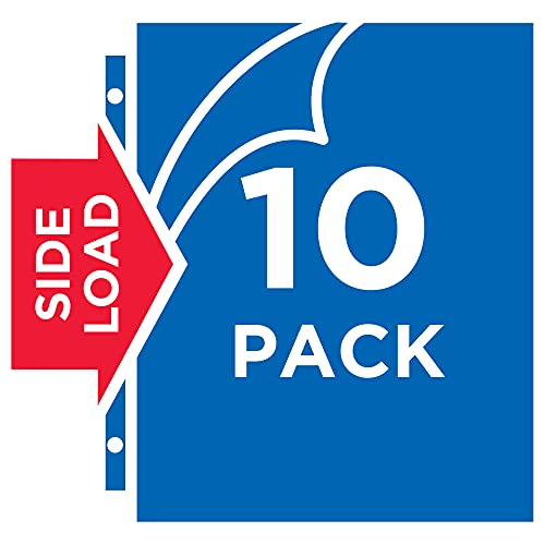 Avery Diamond Clear Quick Load Sheet Protectors, Top & Side Load, 10 Document Protectors (74084) - style: 1 Pack