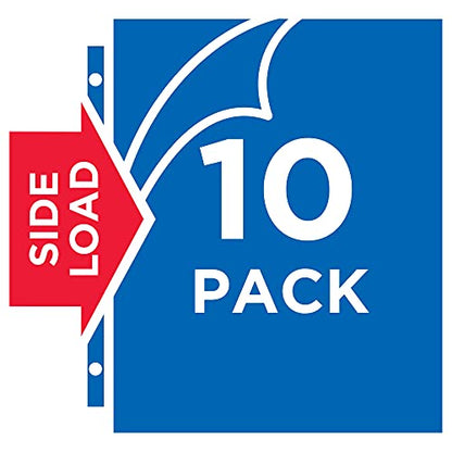 Avery Diamond Clear Quick Load Sheet Protectors, Top & Side Load, 10 Document Protectors (74084) - style: 1 Pack