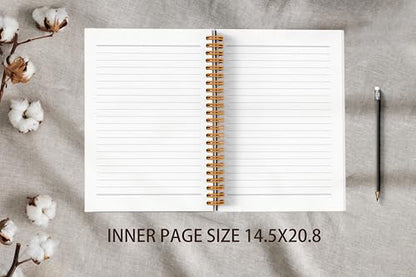 VNWEK Boho Trendy Teacher Spiral Notebook Journal 5.5 x 8.3 Inch, Teachers Appreciation Gifts for Women, 100 Days of Doing Teacher Stuff Colorful Lined Hardcover Spiral Notebook - color: jsj-notebook-8