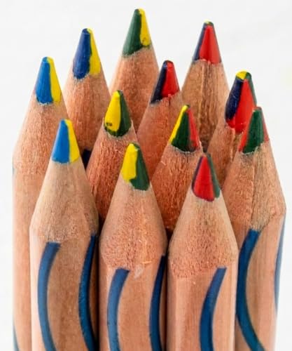 Mr. Pen- Rainbow Pencils, 10 Pack, 4-in-1 Multi-Color Fun Colored Pencils | Vibrant Drawing and Coloring Pencils for Kids, Party Favors, School, Art, Gift Supplies