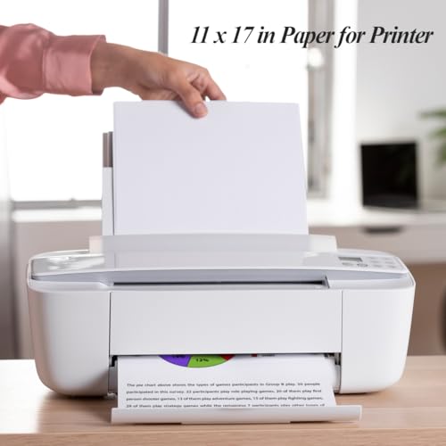(3-Pack) 11" x 17" Blank Print Paper, 135Sheets/270Pages Blank Loose-Leaf Paper, Ledger Size Printing in Office, 100gsm Blank Paper - size: 3-Pack(11" x 17")
