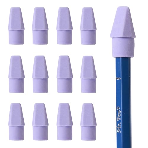 Mr. Pen- Pencil Erasers Toppers, 120 Pack, Purple, Erasers for Pencils | Pencil Top Erasers, Pencil Eraser - color: Purple, size: 120 Pack