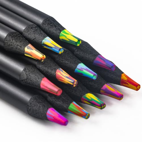 Art Supplies,12-Color Rainbow Colored Pencils Set, Teen Girl Gifts Trendy Stuff, Arts and Crafts for Kids Ages 8-12, Gifts for 5-12 Year Old Girl, Party Favors for Kids 8-12.
