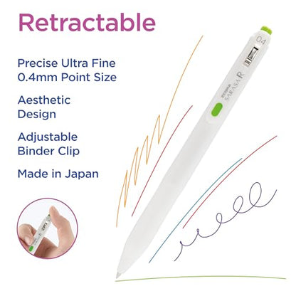 Zebra Pen, SARASA R Gel Pens, Red Ink, 0.4mm Fine Point, Vivid Ink to Create Deep, Saturated Color and Smooth Gel Lines, Quick-Drying for Smear-Free Writing, Made in Japan, 12-Pack (47570) - color: Red