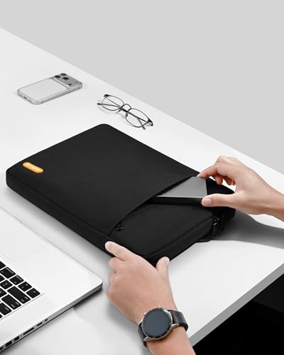 Bagasin 13.3-14 Inch Laptop Sleeve Case for MacBook Pro | Compatible with MacBook Pro M1-M5 2026 A3426 A3427 A3434 A3185 A3401 A3112, Fits HP Dell ASUS Lenovo 13.3-14 inch notebooks - color: Black, size: 13.3-14