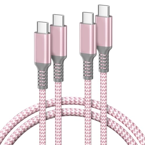 Basesailor USB Type C to C 60W Cable 10ft/2 Pack,Power Delivery Fast Charging Charger Cord for MacBook Mac,iPad Pro 11 12.9 Air 4 5 Mini 6,Samsung Galaxy Note 20 S23 S21 S22 Plus Ultra,A71 A72 A73 | Power Delivery Cable for MacBook Pro/Air M5,iPad Pro M5,