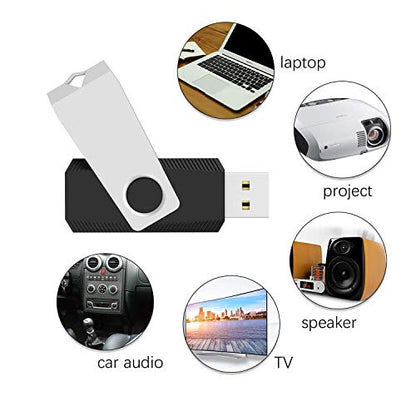 TOPESEL 32GB Flash Drive 10 Pack Bulk, USB2.0 Thumb Drive USB Stick for Data Storage Backup, Jump Drive Pen Drive Zip Drive Memory Stick with Indicator, USB Storage Flash Drive Swivel Design - size: 10 Pack 32GB USB 2.0