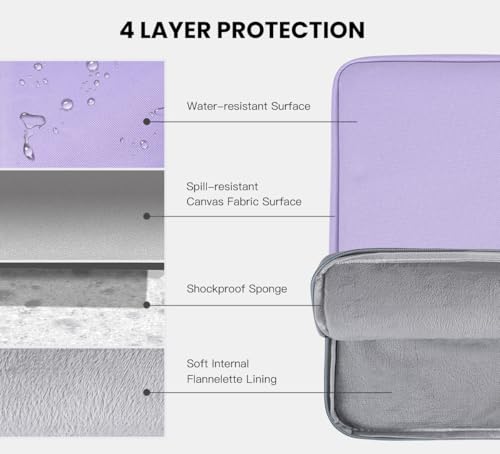11 Inch iPad Pro Sleeve for iPad Pro M5 M4 & Air M4 M3 M2, iPad A16, Galaxy Tab A9+/ A9+ Plus, Air 5/4/3 Case Bag, Purple - color: Purple, size: 9-11 Inch