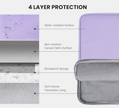 11 Inch iPad Pro Sleeve for iPad Pro M5 M4 & Air M4 M3 M2, iPad A16, Galaxy Tab A9+/ A9+ Plus, Air 5/4/3 Case Bag, Purple - color: Purple, size: 9-11 Inch