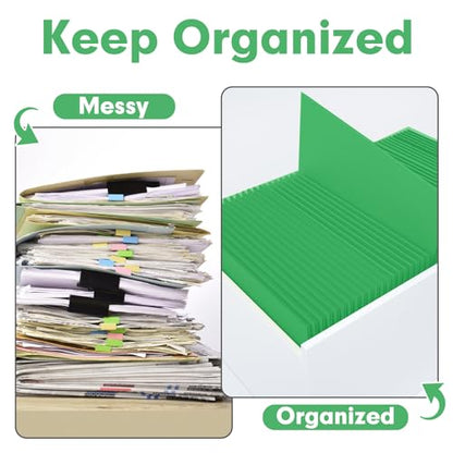 Two Pocket Folders, PANDRI 30 Pack 2 Pocket Folders, Letter Size Paper File Folder for School Office Home Business, Green - color: Green