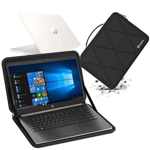 Smatree Hard EVA Protective Sleeve Case Compatible for 14 inch HP Laptop 14-dq0040nr/14t-dq300/14t-dq500/14-fq2097nr, Stream 14, HP 240 G8 Laptop (X8252) - color: X Series-Black, size: For 14 inch HP 14/240 G8/Stream 14(X8252)