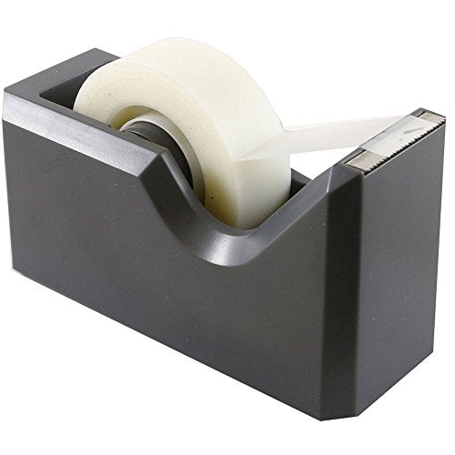 JAM PAPER Colorful Desk Tape Dispensers - Gray - Sold Individually - color: Grey, size: Pack of 1