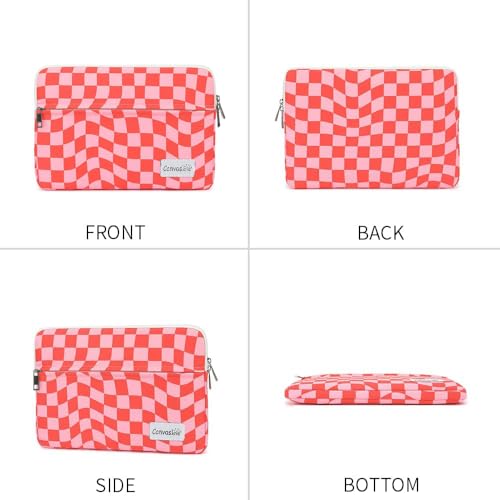 Laptop Sleeve Case Bag with Pocket for MacBook Pro 14 inch and 14 inch-14.4 inch HP, Lenovo, Dell, ASUS, Acer Notebook Computer (Checkered) - color: Checkered, size: 14 inch
