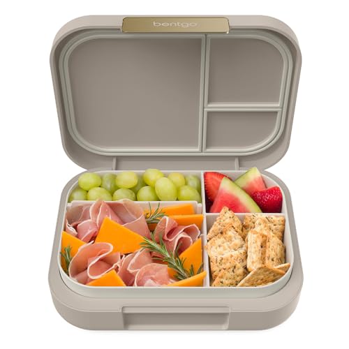 Bentgo® Modern - Leak-Resistant Bento Lunch Box For Adults, Teens, & Larger Appetites; Reusable BPA-Free Meal Prep Container with 3 or 4 Compartments, Dishwasher/Microwave Safe; 5 Cups (Sandstone) - color: Sandstone