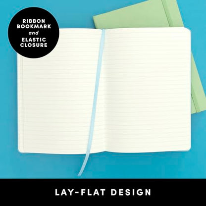 PAPERAGE Lined Journal Notebook, (Yellow), 160 Pages, Medium 5.6 in x 8 in - 100 GSM Thick Paper – Hardcover Journaling Notebook for Work, School & Note Taking - color: Yellow, style: A. Lined