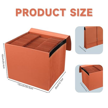 Expanding File Pockets with Cover,A-Z 21 Pockets Accordion File Organizer,Letter Size File Folder,Heavy Duty Expanding File Folder for Classroom,Home,Office and Travel - size: 21Pocket-1Pack