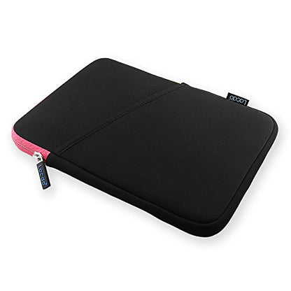 Lacdo iPad mini Sleeve, iPad mini 7 Case, Shockproof Tablet Sleeve Case Compatible with iPad mini 7 6 5 4 3 2 / Samsung Galaxy Tab A7 Lite 8.7" / Galaxy Tab A 8.0" Protective Tablet Bag, Red/Black - color: Black/Red