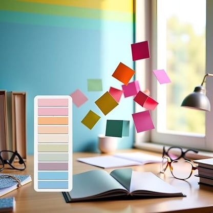 200 Pcs Sticky Index Tabs,Writable and Repositionable Book Flags Tabs Strip,Page Markers Notes Tabs Index Tabs for Page Marking Classify File,Self-Stick Notes Notebooks and Writing Pads (Pink) - color: Pink