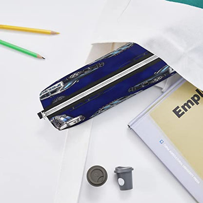 Pencil Case Police Car Big Capacity Pen Case Pencil Bag Pouch Holder Box for School Office Girls Boys Adult