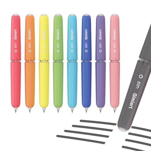 Erasable Gel Pens, Fine Point 0.6 mm Twist Retractable, Cute Egg Shaped Ink Pens with Built-in Eraser, 9 Pack Colored Pen Set for Journaling, Drawing, Writing, Planner (Rainbow Color) - color: 9 Colors Pens：Rainbow