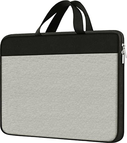 Laptop sleeve 15.6 inch, Laptop Case, laptop bag, Durable Shockproof Protective Computer Cover Carrying Bag Briefcase for 15" 15.6" HP Asus Acer Dell Lenovo Laptop Notebook Ultrabook, (Black/Grey) - color: Black/Grey, size: 15.6 inch
