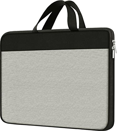 Laptop sleeve 15.6 inch, Laptop Case, laptop bag, Durable Shockproof Protective Computer Cover Carrying Bag Briefcase for 15" 15.6" HP Asus Acer Dell Lenovo Laptop Notebook Ultrabook, (Black/Grey) - color: Black/Grey, size: 15.6 inch