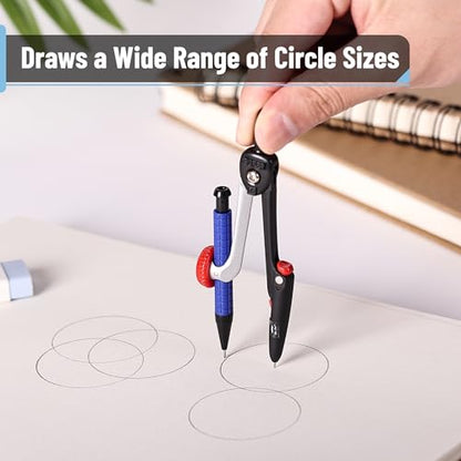 Mr. Pen- Compass for Geometry, Mechanical Pencil Style | Drawing Compass Drawing Tool, Math Compass, Drafting Tools, Drawing Tools, Geometry Compass Geometry, Drafting Compass