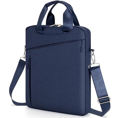 Laptop Case Shoulder Sleeve Bag Compatible with 14" MacBook Pro M5 M4 M3 M2 M1/13.6" MacBook air M4 M3 M2/13 MacBook Neo, Chromebook Notebook Portable Carrying Computer Bag, Navy Blue - color: Navy Blue