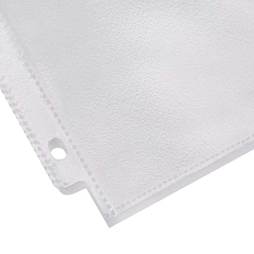 Amazon Basics Polypropylene Sheet Protectors for 3 Ring Binder, Non-Glare, Top Loading, Document Protection, Clear, 200-Pack