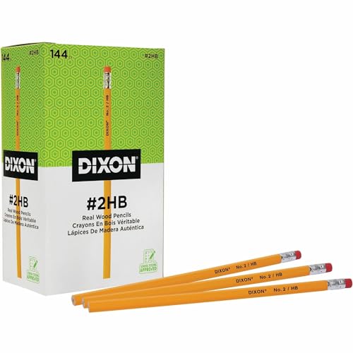 Dixon® Pencils, #2 Soft Lead, Box Of 144 - size: 1 Count (Pack of 144)