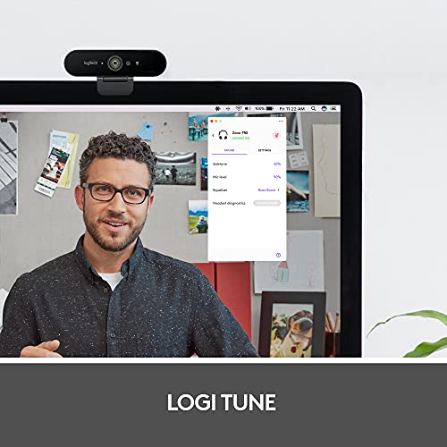 Logitech Zone 750 Wired On-Ear Headset with Advanced Noise-canceling Microphone, Simple USB-C and Included USB-A Adapter, Plug-and-Play Compatibility for All Devices - size: One Size