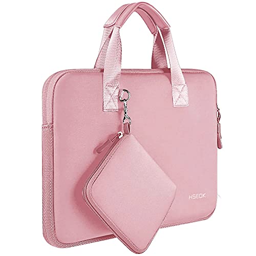 Hseok Laptop Sleeve 13.3-14 inch Case with Small Pouch, Neoprene Computer Bag Compatible with MacBook Neo/Pro 14 M5/M4/M3/M2/M1, Mac Air/Pro 13.3, XPS 14 and Most 13-14 inch Notebooks,P02K01 - color: P02k01, size: 13"-14"