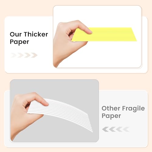 Index Cards 3x5 Inch, 300sheets, Flash Cards,Ruled Lined Yellow Note Cards Paper For Studying, Schools Supplies, College, Office And Home Organization, Note Taking Supplies - color: Yellow