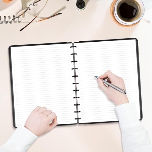 (3-Pack) Letter Size Discbound Refill Paper, 11 Disc Paper Refill for Note-Taking System Discbound Planner, 300Sheets / 600Pages Discbound Paper, 100gsm, White, 8.5'' x 11'' - size: 300 Sheets, style: 11-Disc/Letter Size