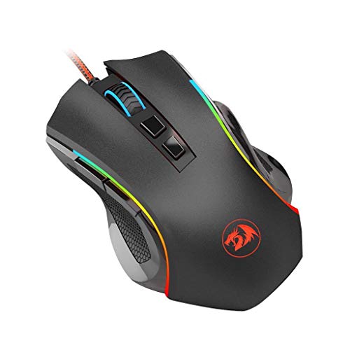 Redragon Mouse BT5.0/3.0 & 2.4G, 6 Buttons, 5 Level 4000DPI, 18 Months Battery, Portable Optical Computer Mice for Laptop, PC, Chromebook, Windows, Mac-Black - color: Retro