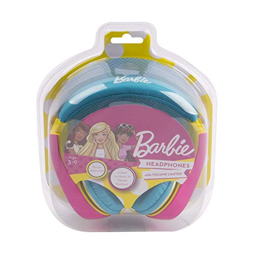 Sakar 30359-TRU Batman Kid Safe Over the Ear Headphone w/ Volume Limiter, Barbie Pink - style: Barbie