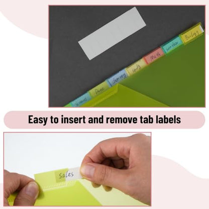 Mr. Pen- Binder Dividers with Pockets and Tabs, 24 Pack | Pocket Dividers for 3 Ring Binder with Tabs, Binder Dividers with Pockets, Dividers with Pockets, Binder Divider - color: Pastel, size: 24 Pack