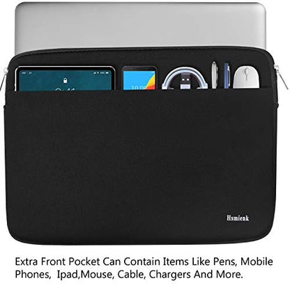 Laptop Case 17 Inch, Durable Shockproof Protective Notebook Sleeve with Accessory Pocket, Briefcase Carrying Bag Laptop Case Compatible with 17-17.3 Inch Computer, Notebook, Black - color: Black, size: 17 Inch