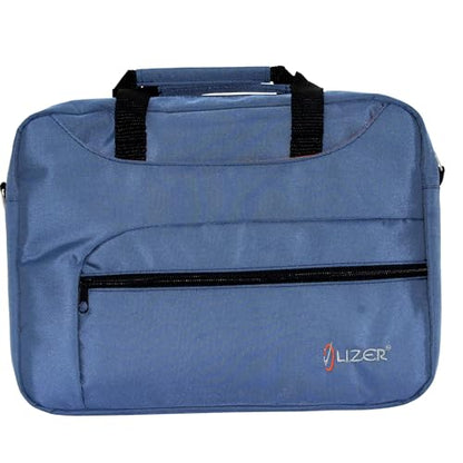 Lizer Laptop Bag, Laptop Sleeve Case 13 Inch, Messenger Shoulder Bag For Laptop or Tablet, Computer Bag, 11-13 Inch Laptop Tablet Compatible Case, Sleek, Durable & Water-Repellent Fabric (Navy)