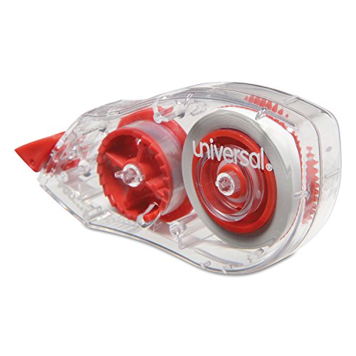 Universal 75606 Correction Tape with Two-Way Dispenser, Non-Refillable, 1/5-Inch x 315-Inch, 6/Pack
