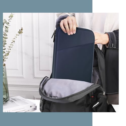 TiMOVO 9-11" Tablet Sleeve Bag for iPad 11-inch A16 2025, iPad 10.9"/10.2"| Air 11 Inch/5th/4th Gen. 10.9", Galaxy Tab A9+/A11Plus 11", Protective Bag with Pocket, Indigo - color: A-Indigo, size: 9-11 Inch