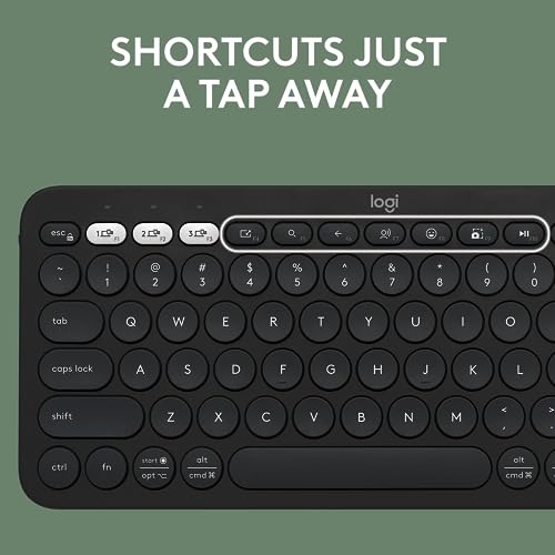 Logitech Pebble 2 Combo, Wireless Keyboard and Mouse, Quiet and Portable, Customizable, Logi Bolt, Bluetooth, Easy-Switch for Windows, macOS, iPadOS, Chrome - Black - color: Black