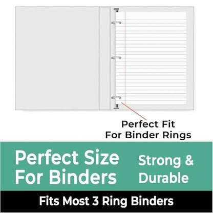 Rosmonde 576 Pack (Pallet) Loose Leaf Paper Bulk, 86400 Sheets, College Ruled, 150 Sheets/Pack, 8 x 10.5", Pallet of Filler Paper, 3 Hole Punched For Ring Binder, School & Office, 4-7 Days Transit - size: Express Pallet (86K Sheets)