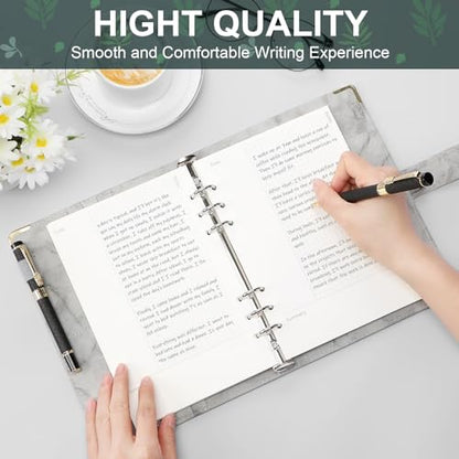 Toplive Cornell A5 Filler Paper, A5 Refill Papers 6 Ring Cornell Notes Loose Leaf Papers, 160 Sheets Refillable Inserts Paper Notes Taking System for Office School College Study - style: 2Pack Cornell Notes