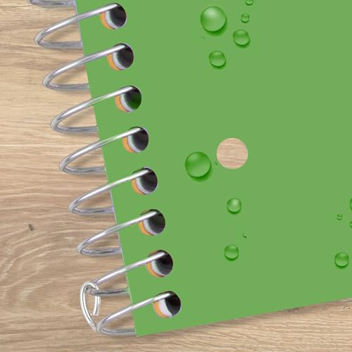 Five Star Spiral Notebook + Study App, 6 Pack, 1 Subject, Wide Ruled 8" x 10.5" Paper, 100 Sheets, Fights Ink Bleed, Water Resistant Cover, Assorted Colors (38042)