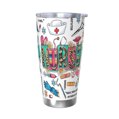 Nurse Gifts for Women - Vacuum Insulated Stainless Steel Tumbler, Coffee Mug, Water Bottle - 20oz Nurse Appreciation Gift - style: Nurse